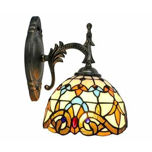 BRILAGI - Tiffany-vitrázs falilámpa MIRABELLA 1xE14/40W/230V BRW-12028A kép