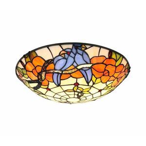 Brilagi - Tiffany vitrázs mennyezeti lámpa JUNGLE 2xE27/60W/230V átm. 40 cm BRC-12003 kép