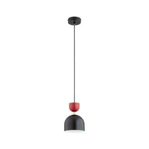 Kábeles függeszték ENTORI 1xE27/15W/230V fekete/piros 61604 kép