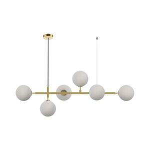 Light Prestige Kábelre függesztett ALISA csillár 6xE14/40W/230V arany LP-005/6P WH kép