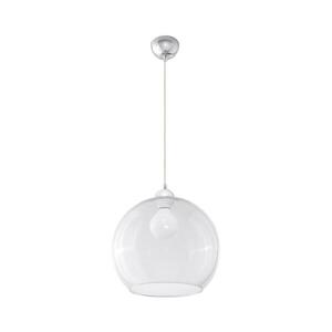 SL.0248 - BALL kábelre szerelt függőlámpa 1xE27/15W/230V Ø 30 cm átlátszó / fényes króm SL.0248 kép