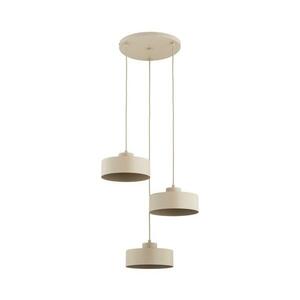 SELIA kábeles csillár 3xE27/15W/230V bézs/arany 62622 kép