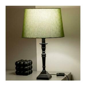 BRILAGI - CERIA asztali lámpa 1x E27/60W/230V, átmérő 30 cm, fekete/zöld 1xEG49185+EG781039 kép
