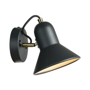 Light Prestige Fali spotlámpa ASTAMA 1xE27/40W/230V fekete/sárgaréz LP-1122/1W BK kép