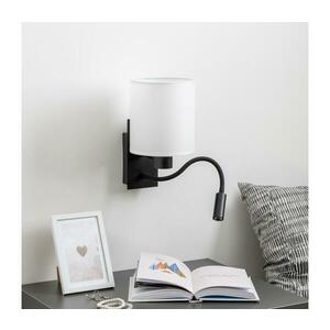 BRILAGI - LED Fali lámpa NUBILA 1xE27/25W/230V + LED/3W fekete/fehér BG1558+BG1586 kép