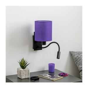BRILAGI - LED Fali lámpa NUBILA 1xE27/25W/230V + LED/3W fekete/lila BG1558+BG1580 kép
