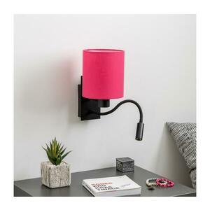 BRILAGI - LED Fali lámpa NUBILA 1xE27/25W/230V + LED/3W fekete/rózsaszín BG1558+BG1577 kép