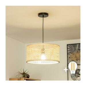 BRILAGI - LED függőlámpa kábellel CERIA BOHO 1xE27/40W/230V átm. 25 cm bambusz BG3987+EG781159 kép