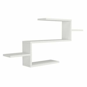 Falipolc 104x49, 4x14, 5cm fehér kép
