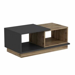 Dohányzóasztal 90x36x45cm, antracit-tölgy kép