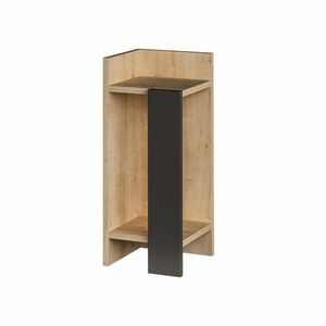 Éjjeliszekrény balos 60x25x27cm antracit-tölgy kép