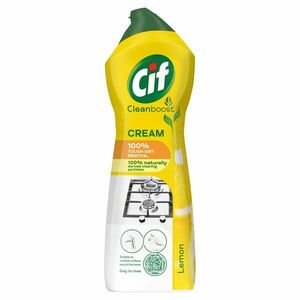 Cif Cleanboost Lemon súrolókrém makacs szennyeződésekre, 750 ml kép