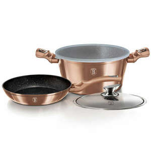 Berlinger Haus BH-6200 4 részes Edénykészlet, Metallic Line Rose... kép