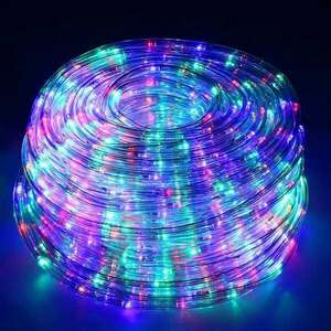 Springos programozható fénykábel, 720LED, 30m, többszínű kép