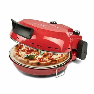Girmi FP50 Forno Elettrico házi pizza sütő piros színben, 4 perc... kép