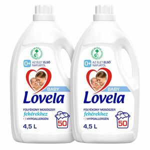 Lovela Baby Hipoallergén Folyékony Mosószer fehér ruhákhoz 2x4, 5L... kép