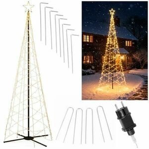 Springos LED-es karácsonyfa 480LED, 3 m, meleg fehér kép