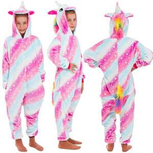 Springos Egyszarvú kigurumi pizsama, 130-140 méret kép
