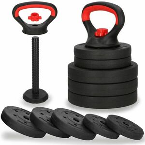 ActiGet állítható Kettlebell 10kg - Fekete, Piros kép