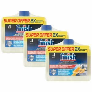 Finish Mosogatógép tisztító citrom illattal 3x500ml + Ajándék min... kép