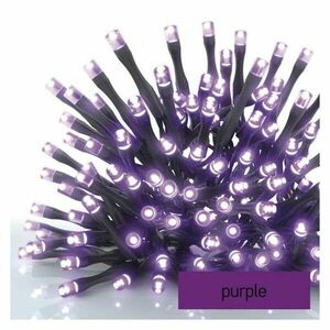 Emos lila, vezetékes LED Fényfüzér 100db izzóval 10, 1m (1550015003) kép
