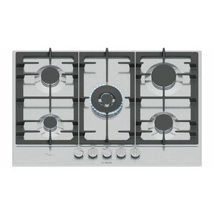 Bosch Serie 6, Gáz főzőlap, 75 cm, Nemesacél, PCQ7A5I90 kép