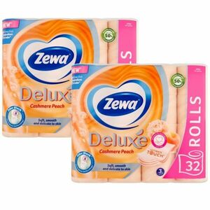 Zewa Deluxe Cashmere Peach 3 rétegű Toalettpapír 2x32 tekercs kép