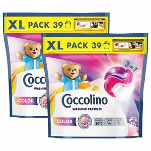 Coccolino 3in1 Color mosókapszula színes ruhákhoz, 2x39 db kép
