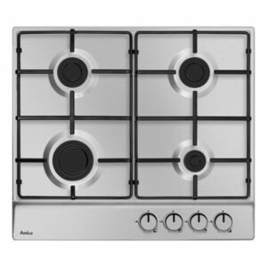 Amica HGS60I Beépíthető gáz főzőlap 60cm, 4 főzőzóna, Inox kép