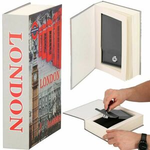 Springos Könyv Széf - London - 22x15, 5x4, 5 cm kép