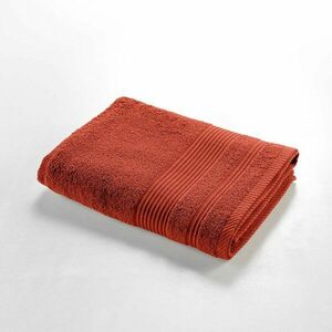 Téglavörös frottír pamut fürdőlepedő 70x130 cm Tendresse – douceur d'intérieur kép
