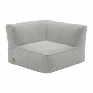 Világosszürke buklé kerti kanapé modul (variálható sarok) Grow – Blomus kép