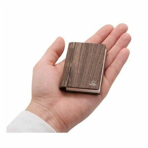 Sötét natúr színű USB hordozható fénydekoráció BookLight – Gingko kép