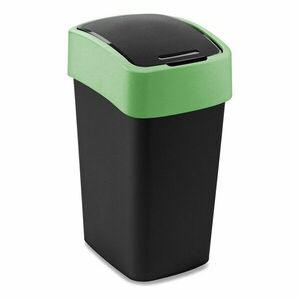 Zöld-fekete műanyag szelektív szemetes 25 l Flip Bin – Curver kép