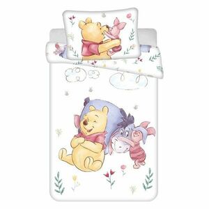Pamut gyerek ágyneműhuzat babaágyhoz 100x135 cm Winnie the Pooh "Pooh Hugs" – Jerry Fabrics kép