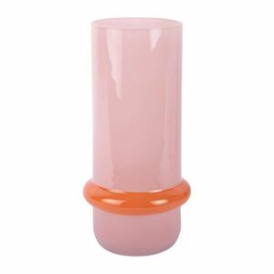 Világos rózsaszín üveg váza (magasság 28 cm) Animado Anillo – PT LIVING kép