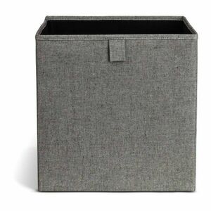 Szürke textil tárolódoboz 32x31, 5x31, 5 cm Soft Storage Cube – Bigso kép