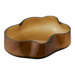 Üveg dekoratív tálca 29, 5x24 cm – House Nordic kép