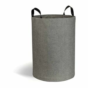 Szürke textil szennyeskosár 69 l Soft Storage – Bigso kép