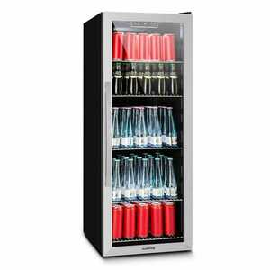 Klarstein Beersafe 6XL, italhűtőszekrény, 171 liter, 0 -10°C, üveg, G energiahatékonysági osztály, rozsdamentes acél kép