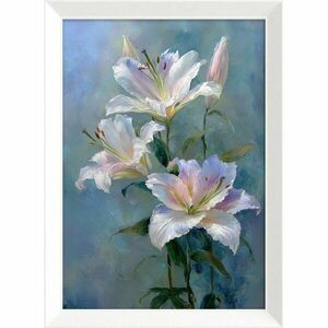 Nyomtatott keretezett kép 56x75 cm Lilies – Styler kép