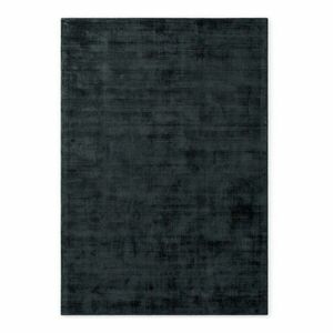 Fekete kézi szövésű viszkóz szőnyeg 200x300 cm Noemi – Vikosa kép