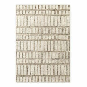 Krémszínű kézi szövésű gyapjú szőnyeg 120x180 cm Boho 1.0 Linara – Vikosa kép