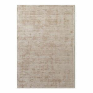 Bézs kézi szövésű viszkóz szőnyeg 120x180 cm Noemi – Vikosa kép