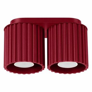 Borvörös fém spotlámpa 10x21 cm Zora – Sollux kép