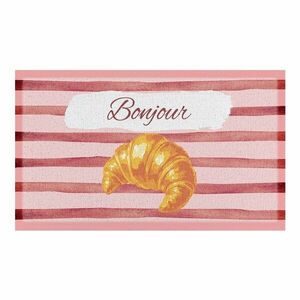 PVC lábtörlő 40x70 cm Croissant Bonjour – Artsy Doormats kép