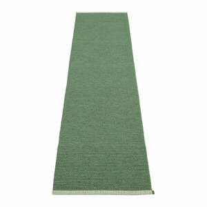 Zöld kültéri-beltéri futószőnyeg 60x250 cm Mono Leaf Oregano – Pappelina kép