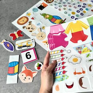 Pótkiegészítők Montessori könyvhöz - legfeljebb 7 darab választható kép
