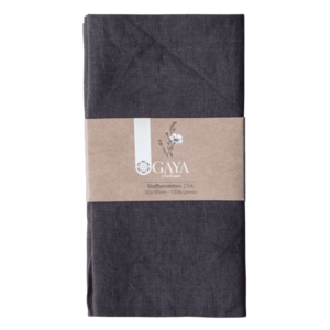 Antracit lenvászon terítők 50 x 50 cm 2 db - Gaya Ambiente - 596435 kép