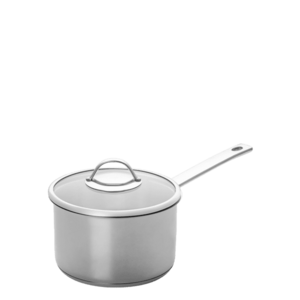 Nyeles lábas üvegfedővel Ø 16 cm – Orion Inox - 600245 kép
